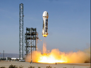 Blue Origin осуществила второй за год пилотируемый суборбитальный полет