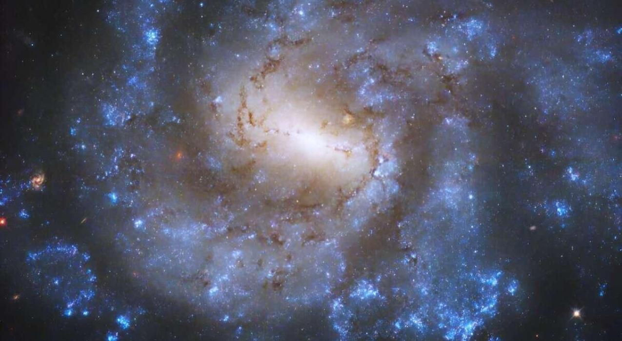 «Хаббл» запечатлел спиральную галактику с перемычкой NGC 685