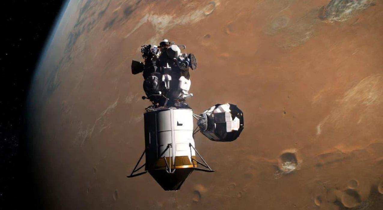 Российские ученые предложили концепт космического корабля для марсианской миссии, для которого не нужен ядерный двигатель