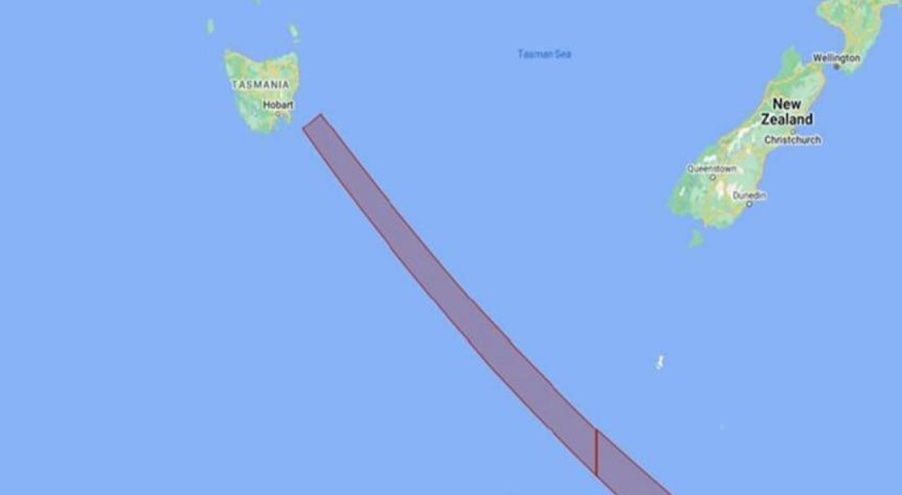 Австралийское космическое агентство заявило о возможном падении обломков российской ракеты и звуковом ударе у берегов Тасмании