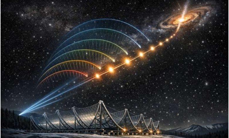 Астрономы раскрыли новые детали загадочного повторяющегося быстрого радиовсплеска FRB 20220912A   