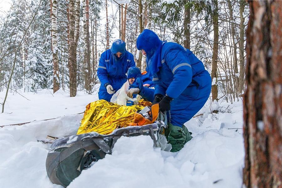 Дублирующий экипаж МКС-75 прошел тренировку по зимнему "выживанию"