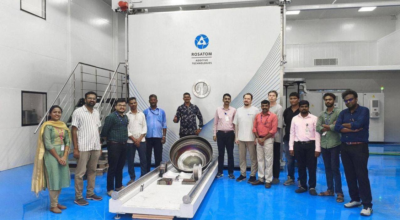 Российский 3D-принтер готов печатать детали для космических кораблей Индии: Росатом впервые экспортировал 3D-принтер в дальнее зарубежье