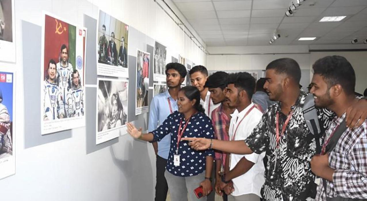 В Индии открылась выставка, посвященная полету первого гражданина страны в космос