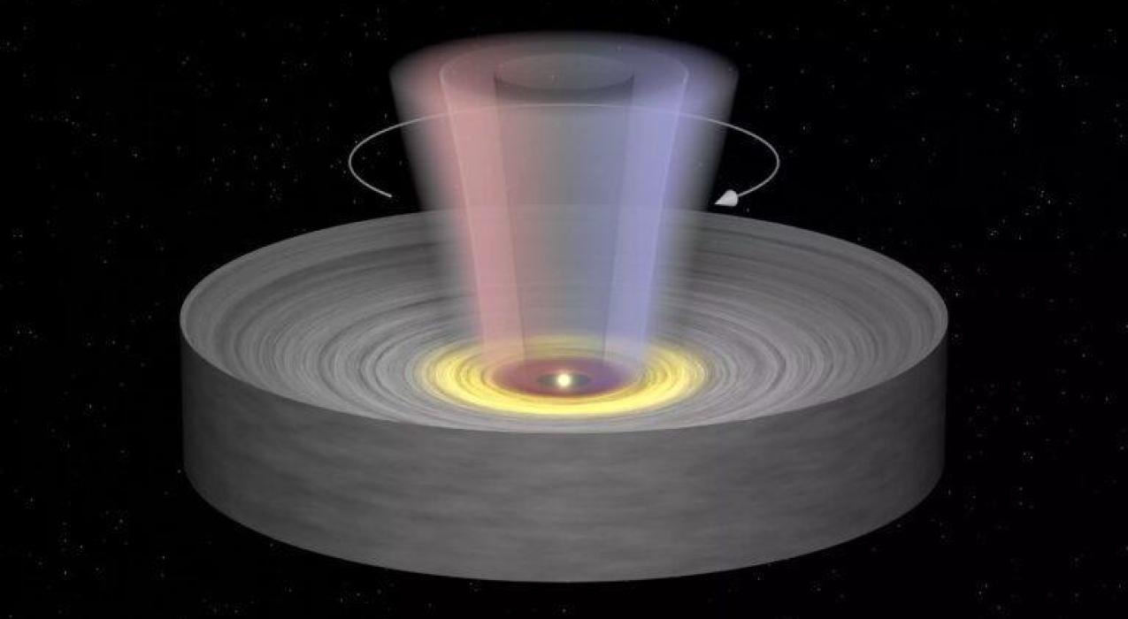 Астрономы подтвердили, что дисковый ветер не дает звезде «разлетаться в стороны»