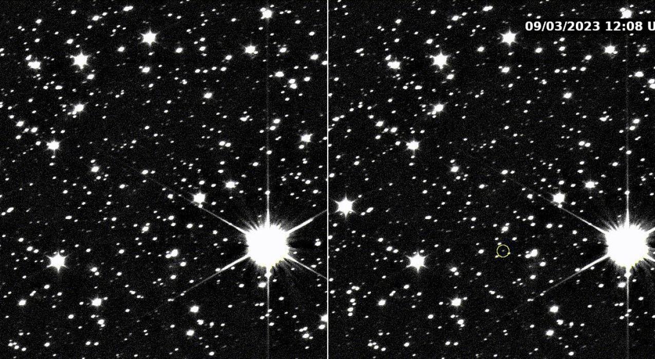 Космический аппарат НАСА «Люси» сделал первые снимки астероида Динкинеш