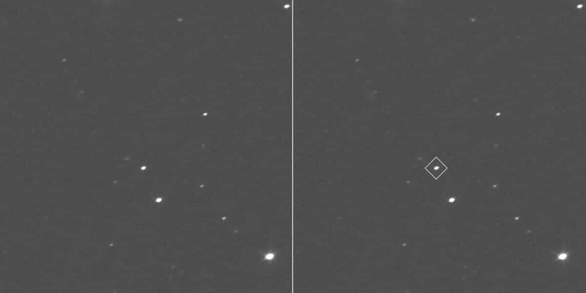 Зонд Lucy впервые запечатлел астероид Дональдджохансон