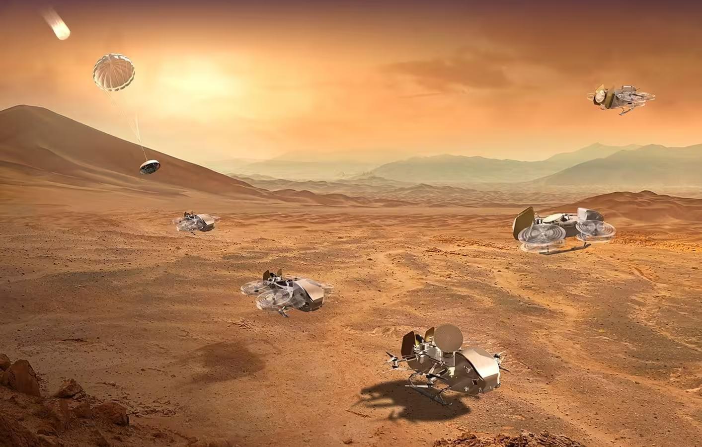 NASA приступило к интеграции и испытаниям роторного аппарата Dragonfly для миссии на Титан