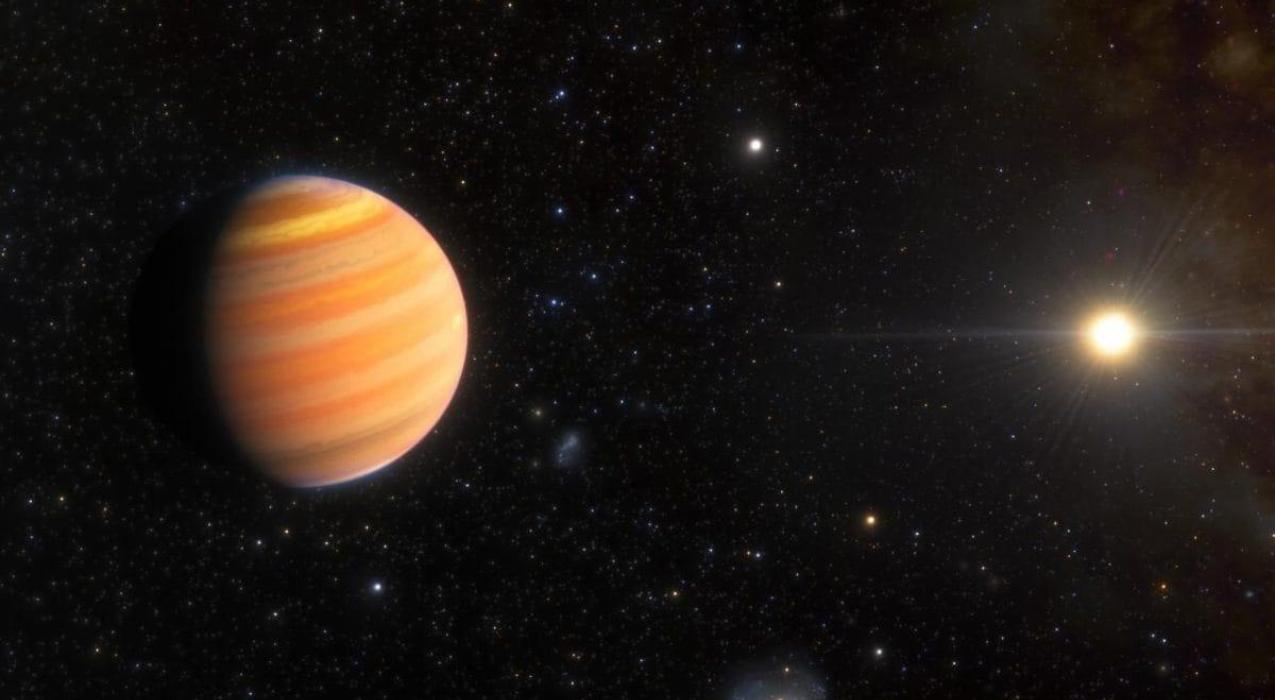 Обнаружена уникальная гигантская экзопланета
