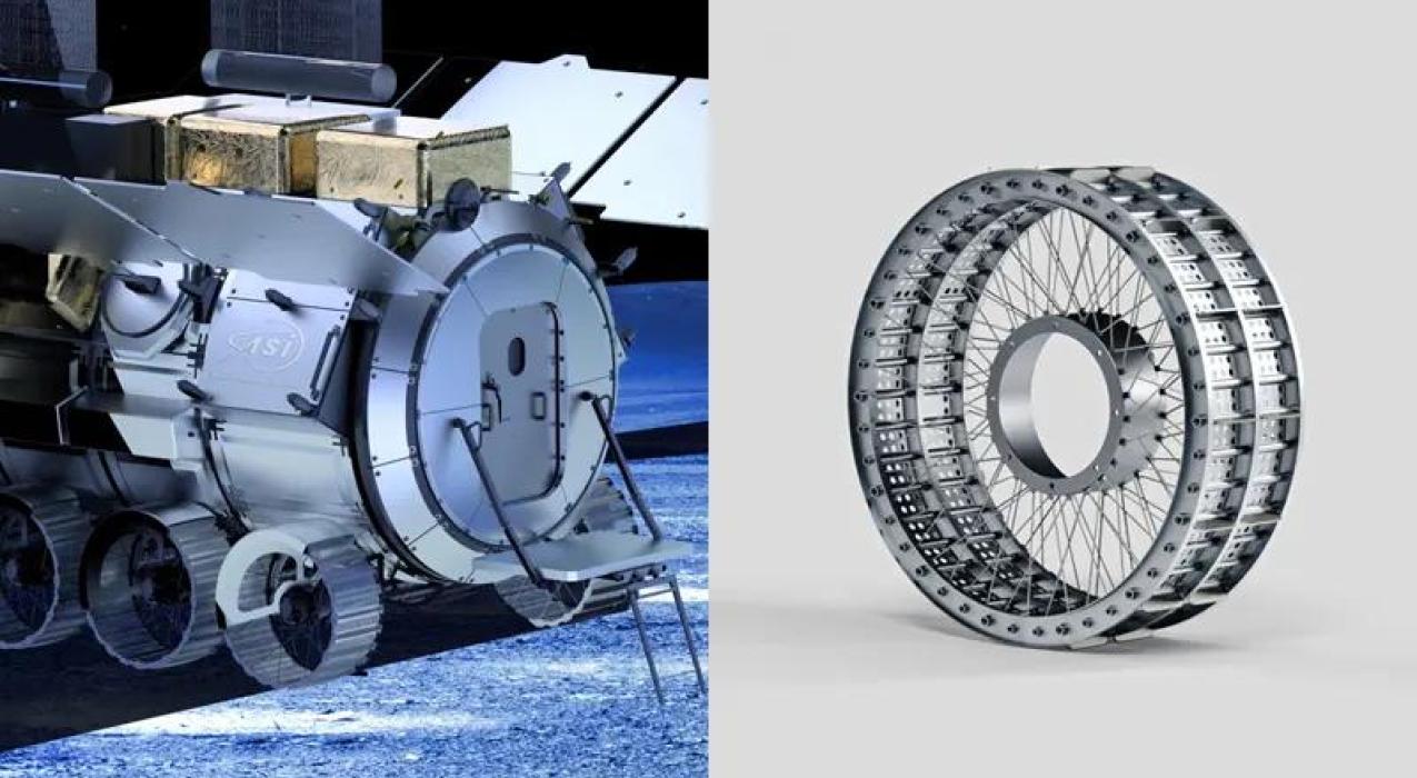 Компания Thales Alenia Space выбрала американского поставщика для разработки колес для лунных жилых модулей