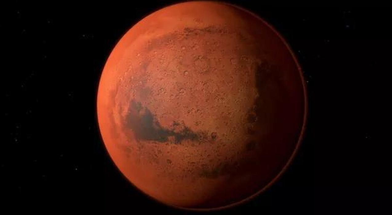 На Марсе сфотографирована гигантская пылевая буря