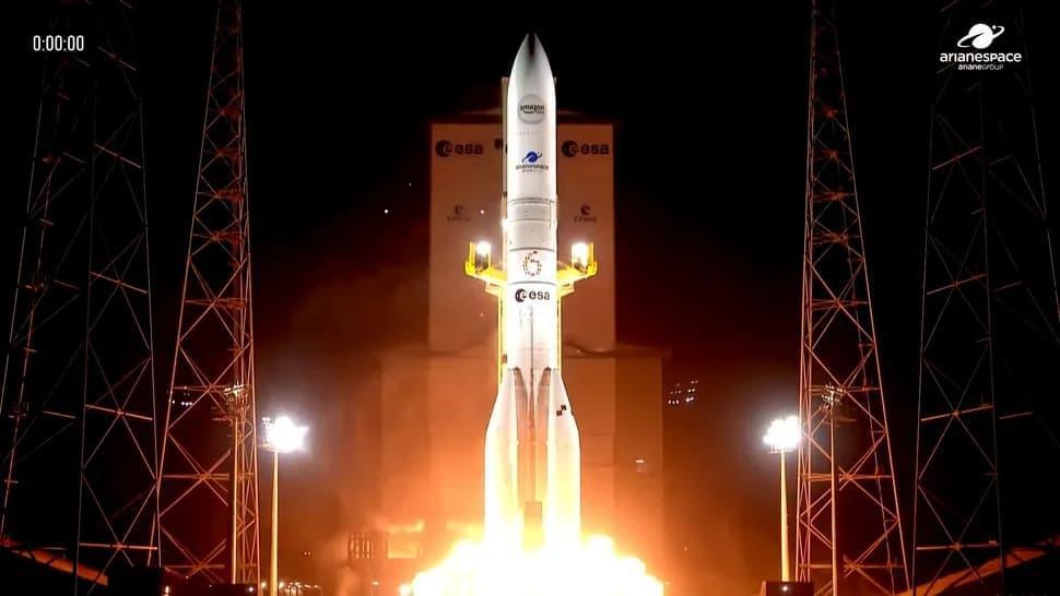 Ракета Ariane 6 стартовала с 32 спутниками Amazon Leo с космодрома Куру