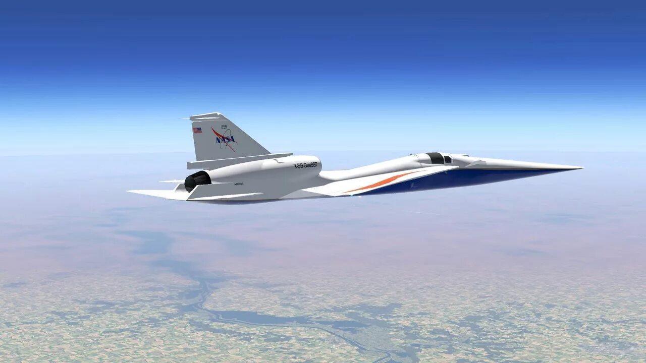 NASA приближается к эре тихого сверхзвука- X-59 прошёл серию наземных испытаний