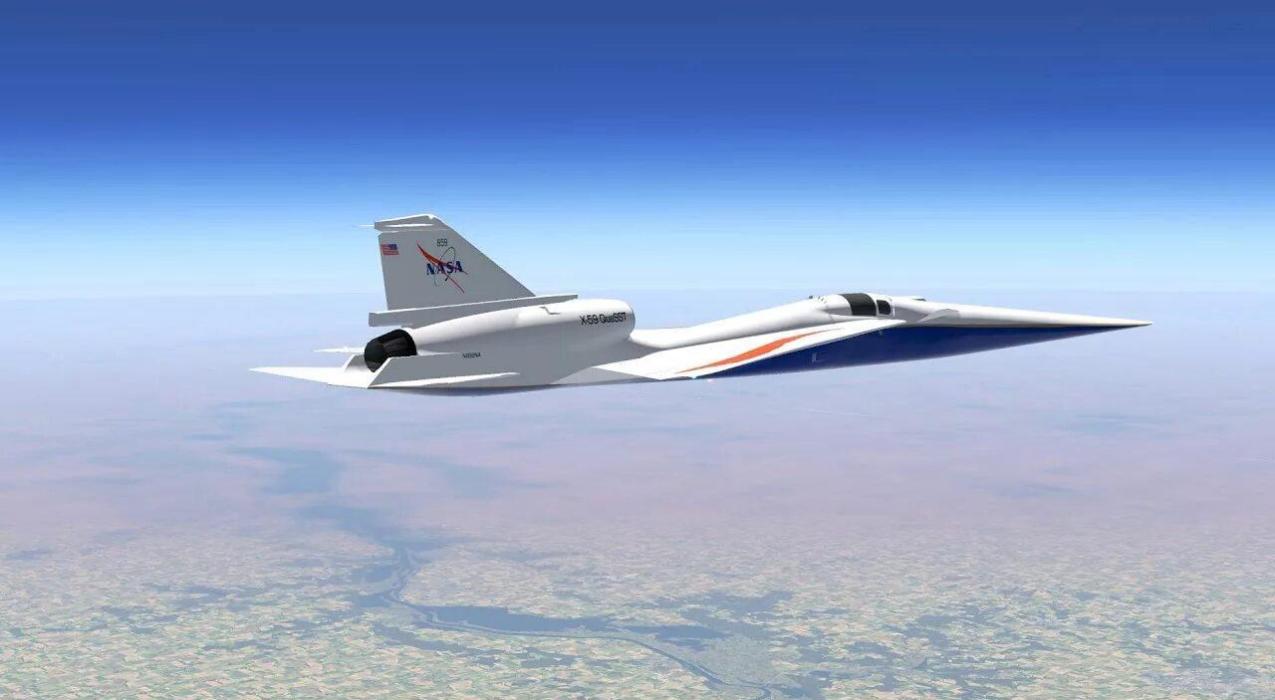 NASA приближается к эре тихого сверхзвука- X-59 прошёл серию наземных испытаний
