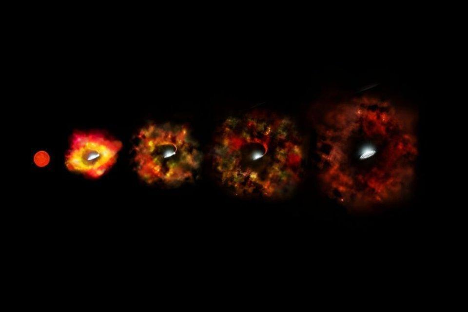 Астрономы раскрыли тайну исчезновения звезды N6946-BH1