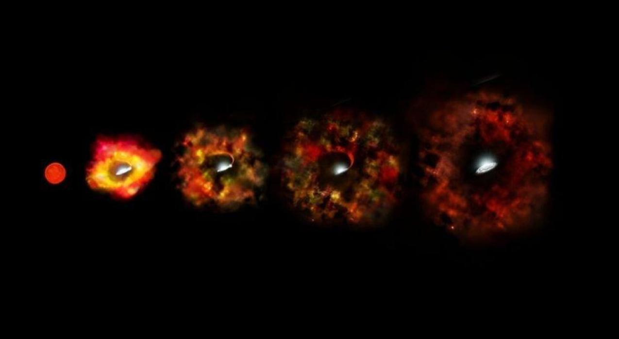 Астрономы раскрыли тайну исчезновения звезды N6946-BH1